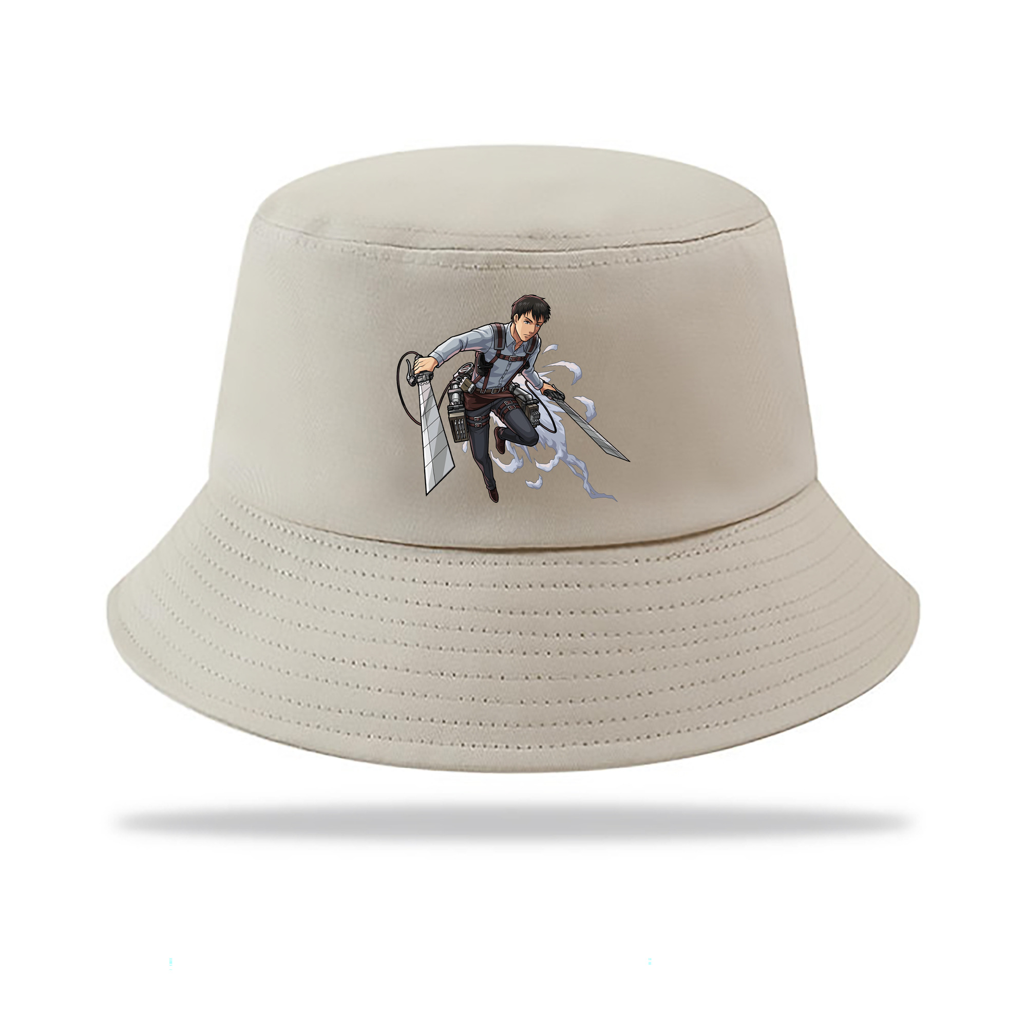 （画像用） 進撃の巨人 ベルトルト・フーバー Attack on Titan Bertholdt Hoover アウトドア日除けバケットハット